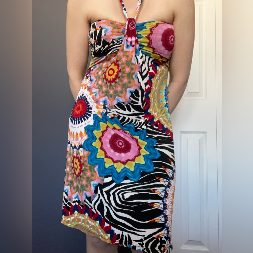 Colourful summer dress